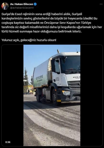 Belediyelerden ülkelerine dönmek isteyen Suriyeliler için transfer hizmeti