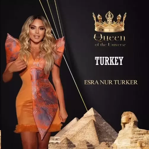 Esra Nur Türker will represent Turkey in the 'Beauty Queen of the Universe' competition