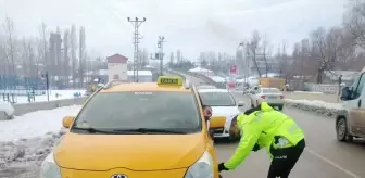 Tokat'ta Kış Lastiği Denetimi Yapıldı