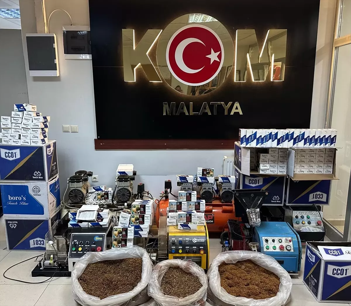 Malatya'da Kaçakçılık Operasyonu: 4 Sigara Dolum Makinesi Ele Geçirildi