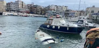 Çanakkale'de Sağanak Nedeniyle Tekne Battı