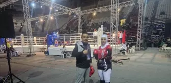 Filiz Bilici, Antalya'da Uluslararası Muaythai Kupası'nda İkincilik Aldı