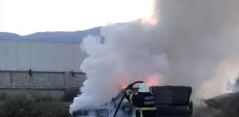 Hatay'da Seyir Halindeki Cipte Yangın Çıktı