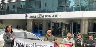 Kartal Belediyesi'nde İşten Çıkarılan İşçi Protesto Etti