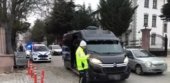 Amasya'da Okul Servis Araçlarına Güvenlik Denetimi