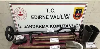 Edirne'de Kaçak Kazı Yapan İki Kişi Yakalandı