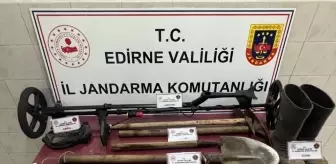 Edirne'de Kaçak Kazı Yapan Çift Gözaltına Alındı