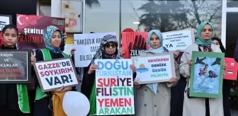 Samsun'da Dünya İnsan Hakları Günü'nde Sessiz Eylem Düzenlendi