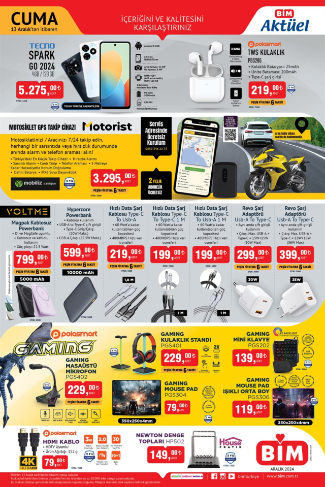 13 ARALIK BİM AKTÜEL KATALOĞU! 13 Aralık BİM aktüel kataloğunda hangi ürünler var? BİM 13 Aralık 2024 Cuma günü neler gelecek?