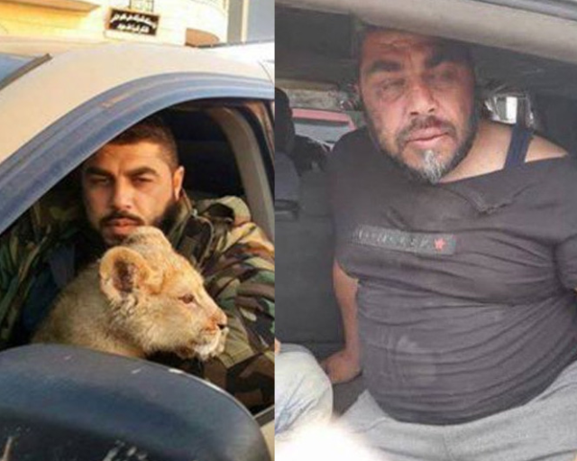 He was feeding prisoners to lions! The chilling images of Assad's commander