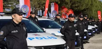 Kırklareli'nde Yeni Polis Araçları Hizmete Alındı