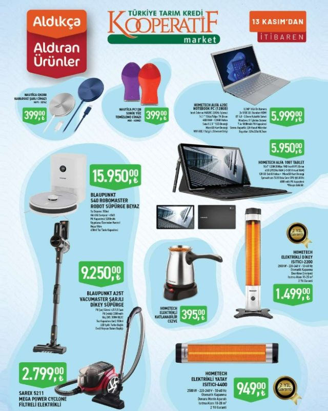Tarım Kredi Market aktüel indirim kataloğu 11-16 Aralık | Tarım Kredi Market indirimli ürünler hangileri?