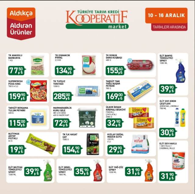 Tarım Kredi Market aktüel indirim kataloğu 11-16 Aralık | Tarım Kredi Market indirimli ürünler hangileri?