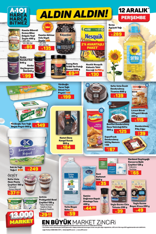A101 12 ARALIK 2024 KATALOĞU 12 Aralık A101 aktüel ürünler neler? A101'e bu hafta hangi ürünler geliyor?