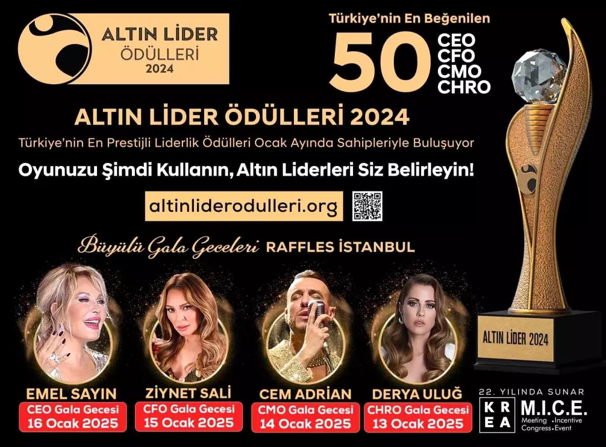 2024 Altın Lider Ödülleri Sahiplerini Bulacak