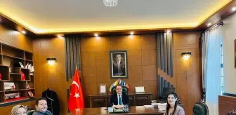 Baskil Kaymakamı Türker'i Doğal Gaz Şirketi Yetkilileri Ziyaret Etti