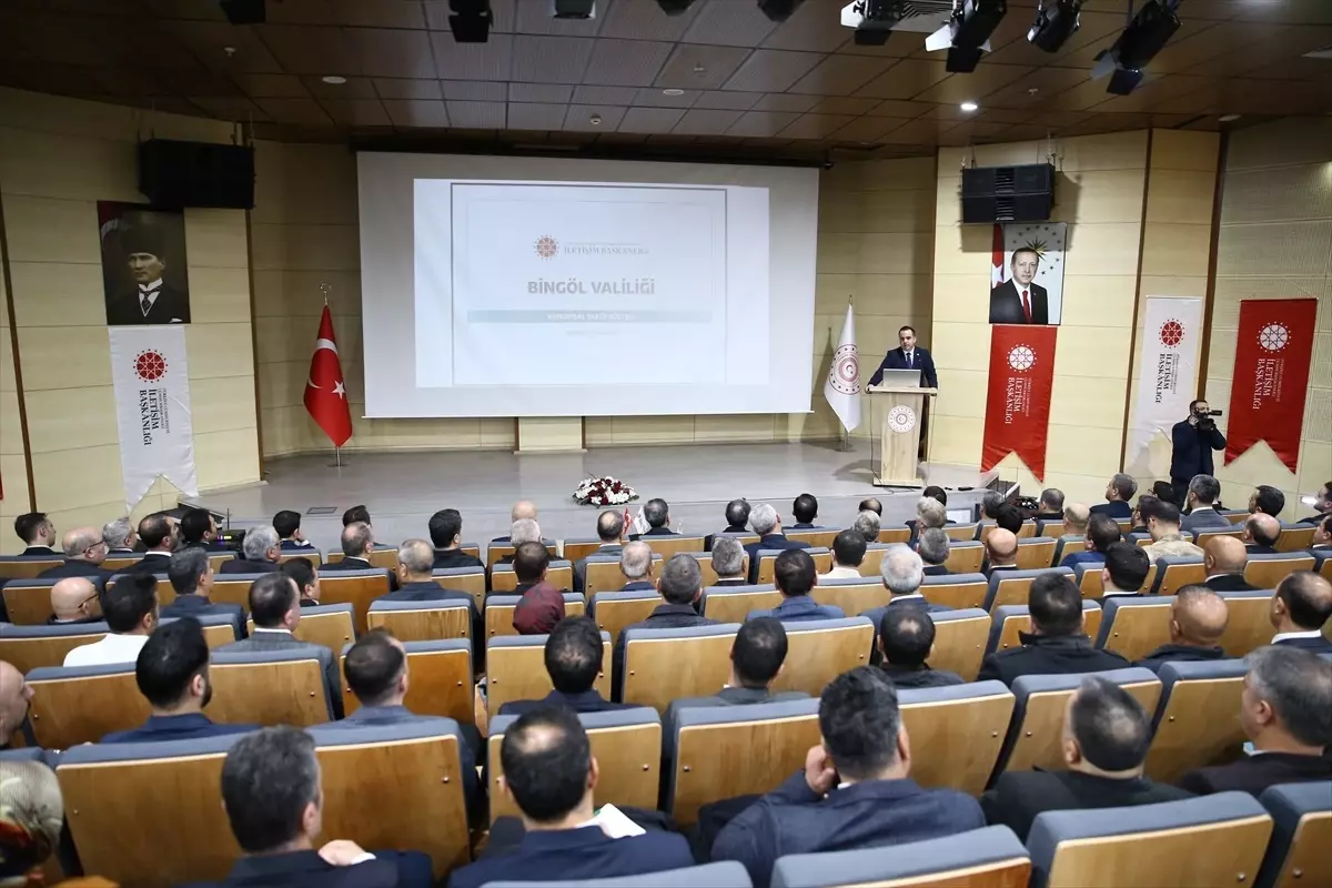Bingöl'de CİMER Eğitim ve Bilgilendirme Toplantısı düzenlendi