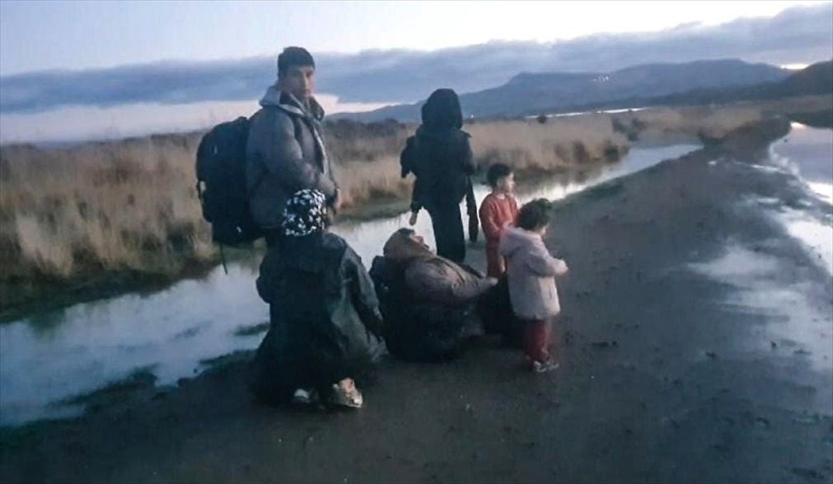 Çanakkale'de 7 Düzensiz Göçmen Yakalandı