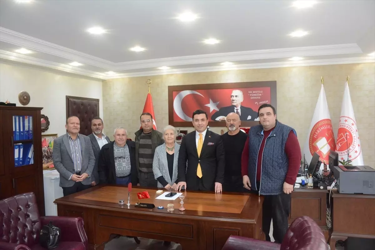 Anamur Gazeteciler Cemiyeti'nden Başsavcı Çatlı'ya Ziyaret