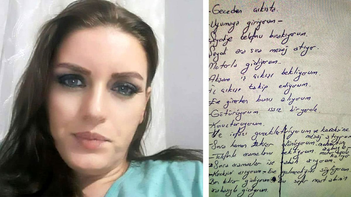 Eski eşini katletmek için hazırladığı cinayet planını not almış