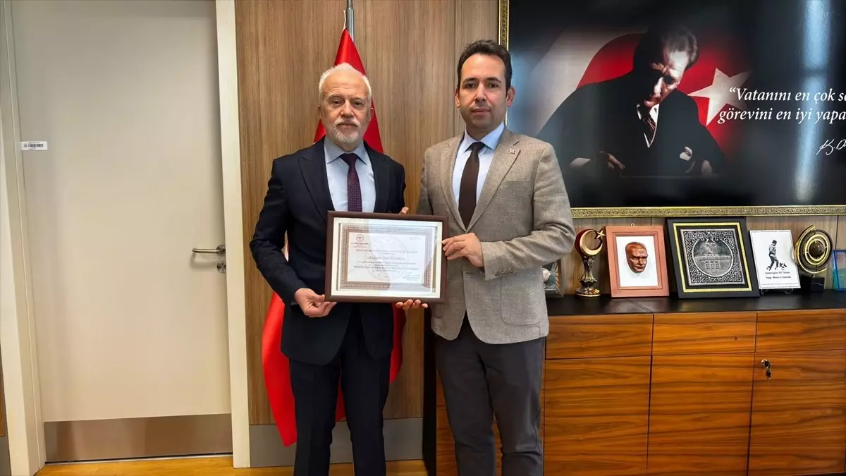 Eskişehir Şehir Hastanesi'ne 'Beslenme Dostu ve Fiziksel Aktivite Sertifikası'