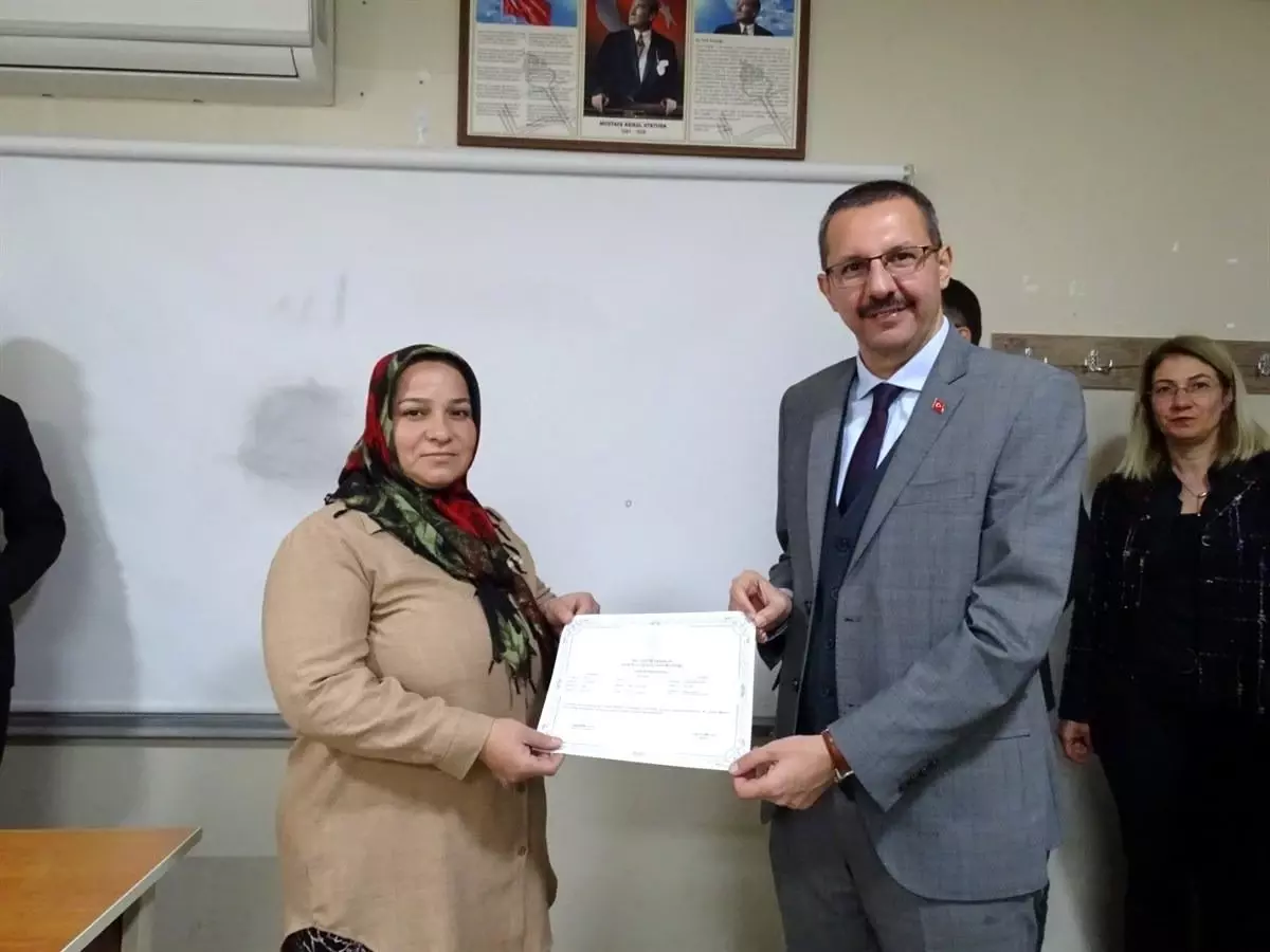 Havran'da Mantar Yetiştiriciliği Kursu Tamamlandı