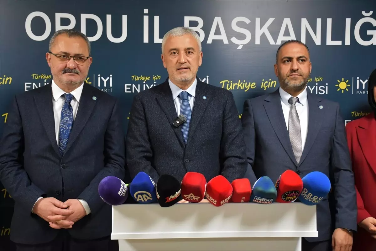 İYİ Parti Genel Başkan Yardımcısı Yılmaz, Ordu'da konuştu Açıklaması