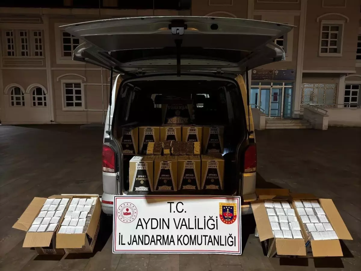 Aydın'da Jandarmadan Kaçak Tütün Operasyonu