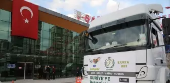 Şanlıurfa'dan Suriye'ye 5 Tır İnsani Yardım Gönderildi