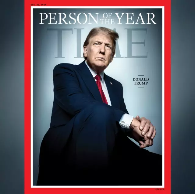 Donald Trump was selected as 'Person of the Year' for the second time