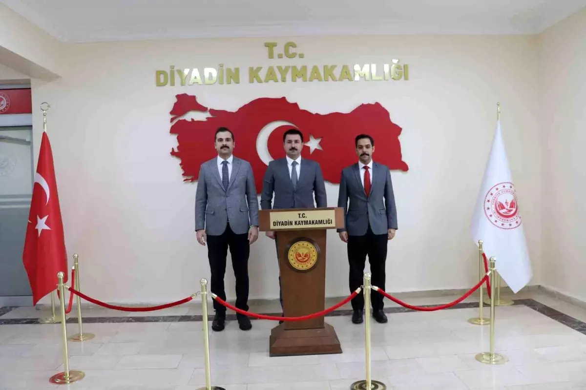Diyadin Kaymakamı, Vali Yardımcısı ve Kaymakamla Sera ve Kaplıca Ziyareti Gerçekleştirdi