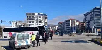 Afyonkarahisar'da Yolcu Otobüsü Yayaya Çarptı