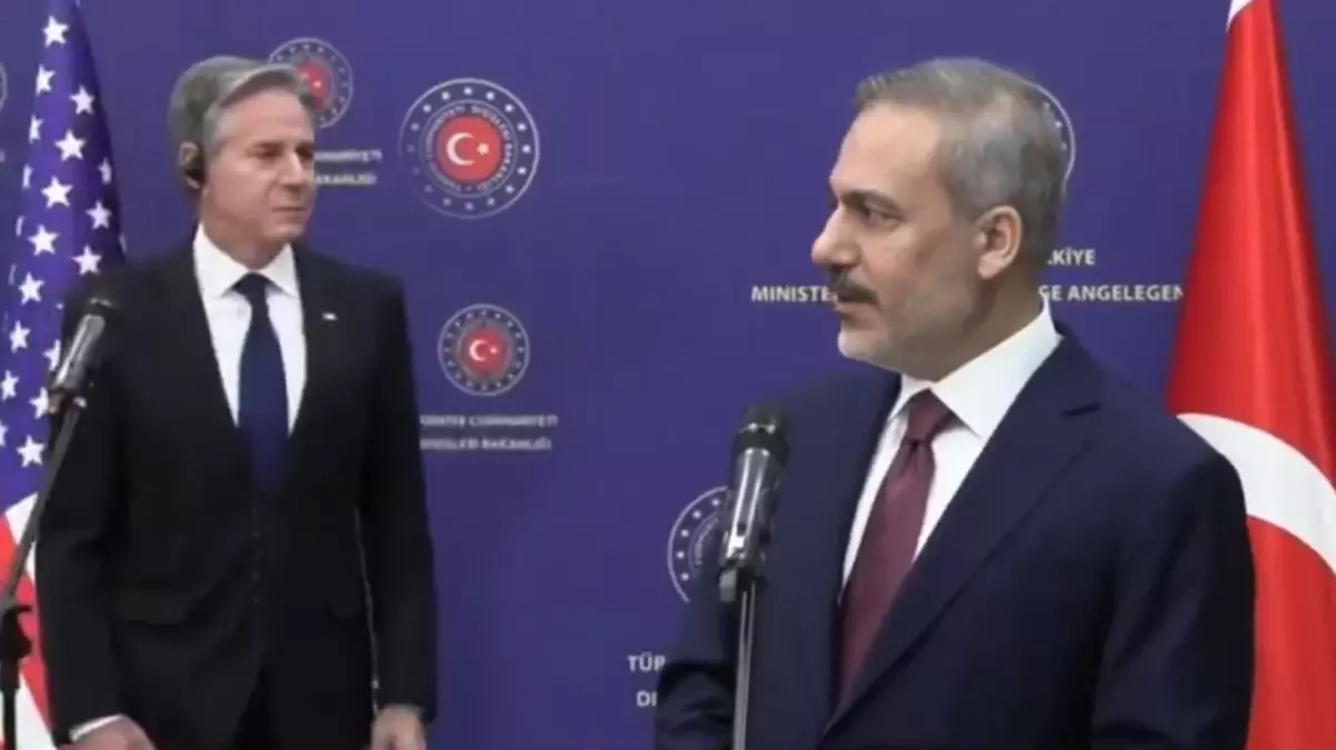 Bakan Fidan, ABD'li mevkidaşı Blinken'a canlı yayında veda etti