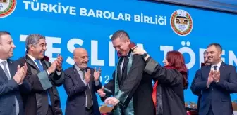 Türkiye Barolar Birliği'nde Devir Teslim Töreni Yapıldı