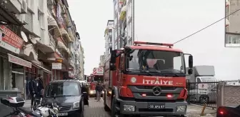 Samsun'da 5 Katlı Binanın Çatısında Yangın Çıktı