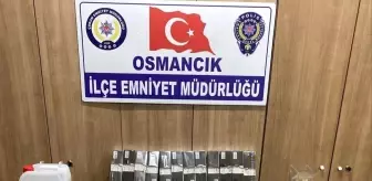 Osmancık'ta Tütün Kaçakçılığı Operasyonu: 8 Bin 600 Makaron Ele Geçirildi