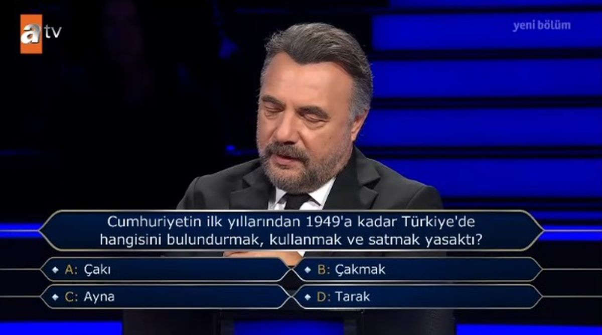 Cumhuriyetin ilk yıllarından 1949'a kadar Türkiye'de hangisini bulundurmak, kullanmak ve satmak yasaktı?