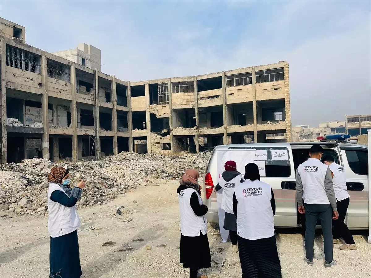 Yeryüzü Doktorları Derneği Halep'te Sağlık Yardım Faaliyetlerine Devam Ediyor