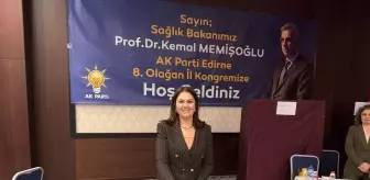 Belgin İba, AK Parti Edirne İl Başkanlığına Yeniden Seçildi