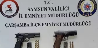 Çarşamba'da Araçta Uyuşturucu ve Ruhsatsız Tabanca Ele Geçirildi