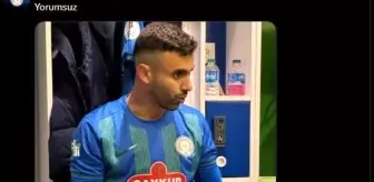 Çaykur Rizespor'dan Rachid Ghezzal'ın Yaralı Fotoğrafı: 'Yorumsuz'