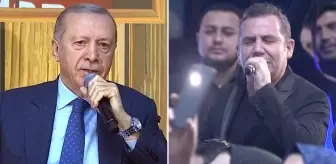 Erdoğan, Sarı Gelin türküsünü seslendirdi