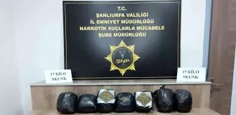 Siverek'te Uyuşturucu Operasyonu: 17 Kilogram Skunk Ele Geçirildi