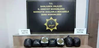 Siverek'te Uyuşturucu Operasyonu: 1 Gözaltı, 17 Kilogram Uyuşturucu Ele Geçirildi