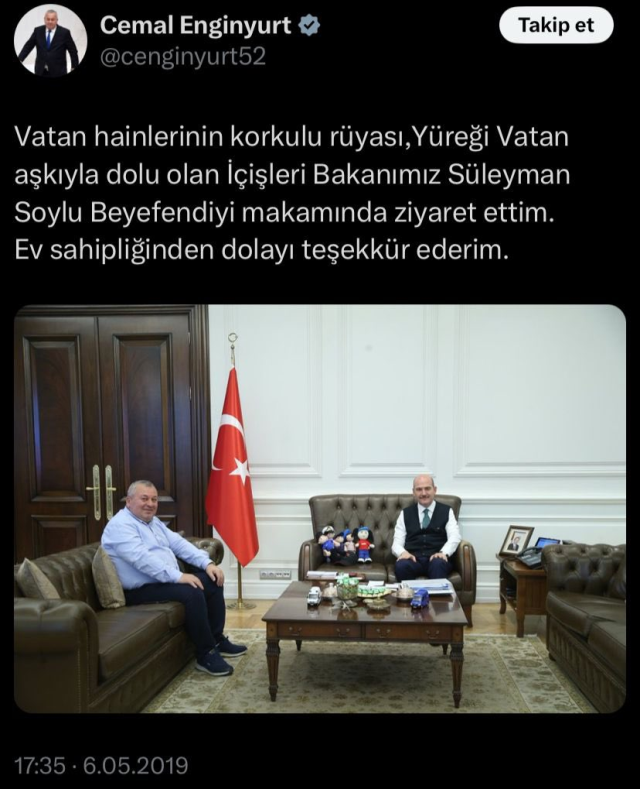 From Soylu to Enginyurt: We look at the words, is it just talk? We look at the speaker, is he a man?