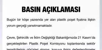 Bakanlık Plastik Poşet Fiyatıyla İlgili Açıklama Yaptı