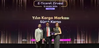 Sürat Kargo, E-Ticaret Zirvesi'nde Yılın Kargo Şirketi Ödülü'nü Kazandı