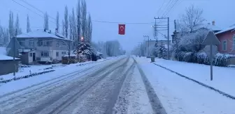 Tokat'ta Kar Yağışı Hayatı Etkiliyor