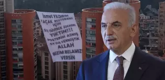 Ümraniye Belediye Başkanı İsmet Yıldırım'a pankartlı protesto