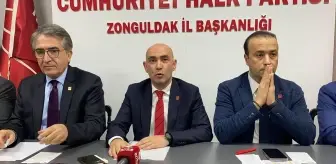 CHP Ekonomi Politikalarını Tanıtmak Üzere Zonguldak'ta Basın Toplantısı Düzenledi